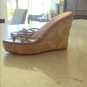 Coach espadrille wedge